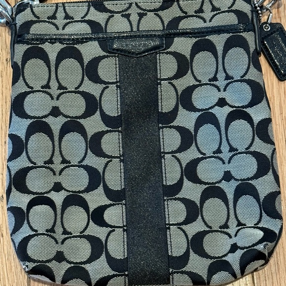 Coach Signature Black and Gray Crossbody Bag Set - Picture 2 of 5